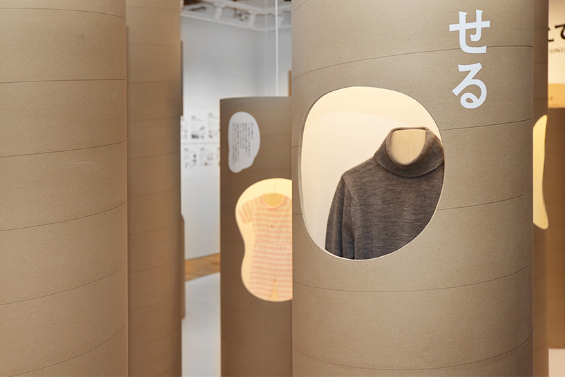 TORAFU architects creates a 'forest of verbs' for 'MUJI IS' exhibition in tokyo