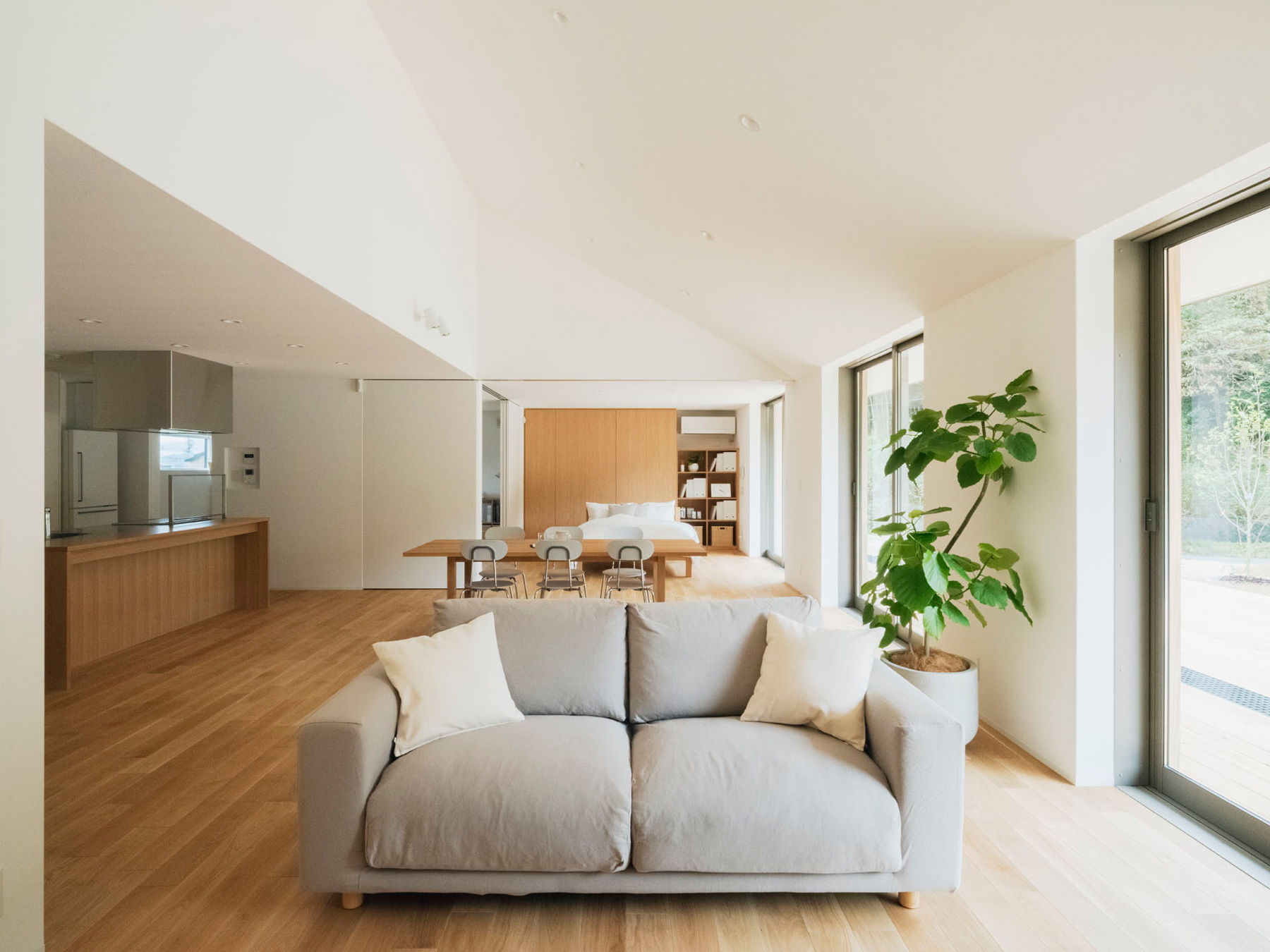 MUJI's 'plain house' is open for visitors in yamaguchi, japan