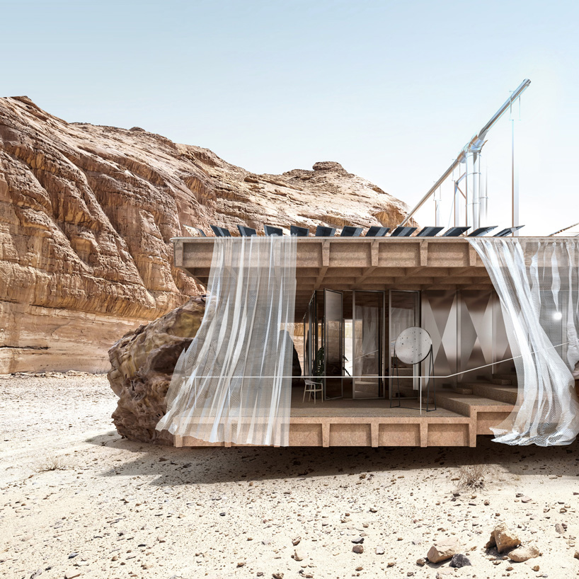 al'ula house by nicolas dorvalbory + caroline corbasson blends in the