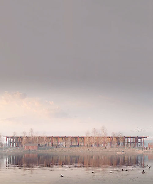 aleksander wadas unveils proposal for national logging museum & competence center for wetlands in norway