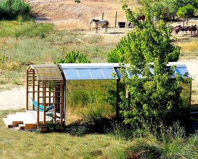 arnaud sarteur introduces 'station c.i.e.l.' multifunctional wooden framed modular cabin in france