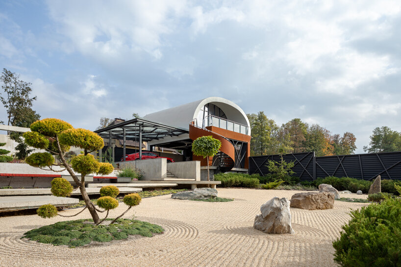 a bubble-shaped house designed by nat telichenko lands in ukraine designboom