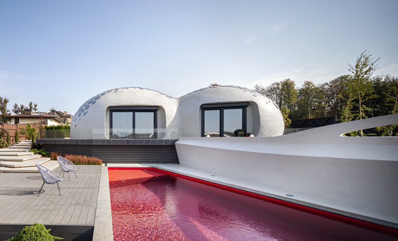 a bubble-shaped house designed by nat telichenko lands in ukraine designboom