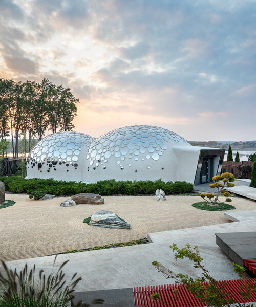 a bubble-shaped house designed by nat telichenko lands in ukraine