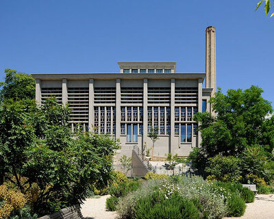 BFV transforms old concrete boiler house in france into residential & office building