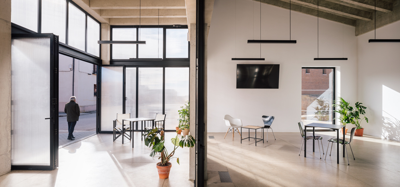 BIZNA estudio designs a brick-faced meeting place for a village in spain designboom