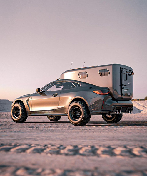 Bradbuilds modifies a BMW M4 coupe to fit a camper