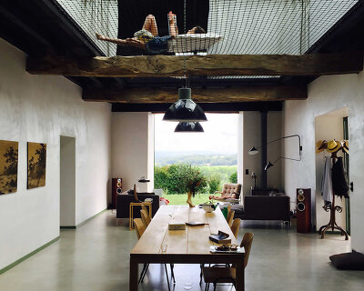 collectif encore transforms farm ruin into playful, lively house in south-western france