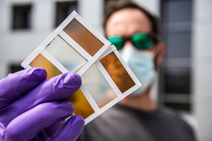 this thermochromic window can go from transparent to tinted while converting sunlight into electricity