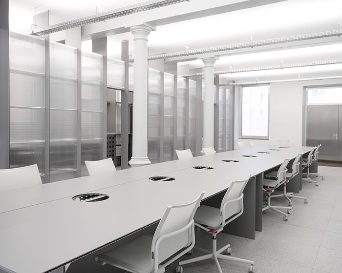 D2 office by wagner forms flexible work furniture that simply clicks together