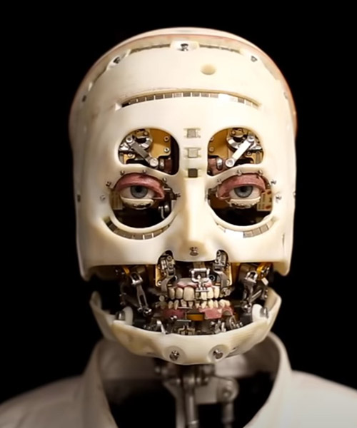 disney research unveils a skinless humanoid robot with creepy lifelike eyes
