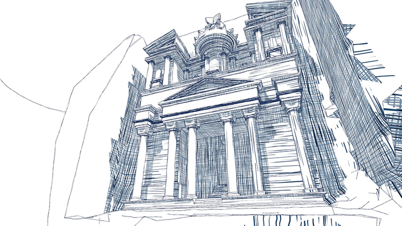 duffy london pay homage to ancient architecture with hand-carved marble 'civilization' tables