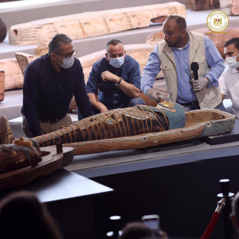 Egypt Unveils 100 Newly-discovered Sarcophagi - Some With Mummies Inside