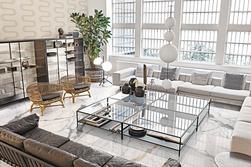 rex's deep veined, nuanced marble collections enrich modern interiors