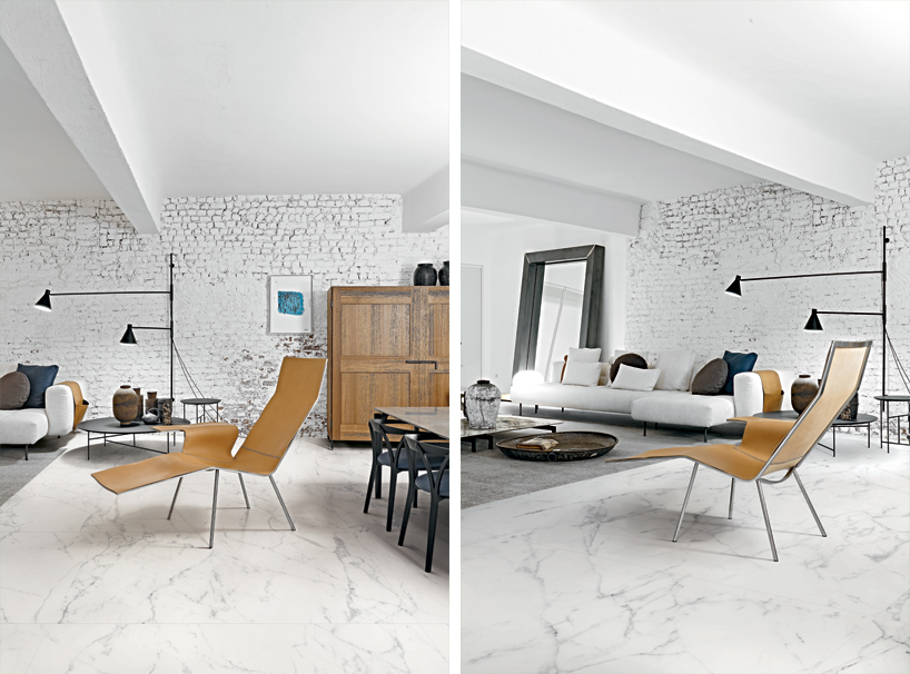 rex's deep veined, nuanced marble collections enrich modern interiors
