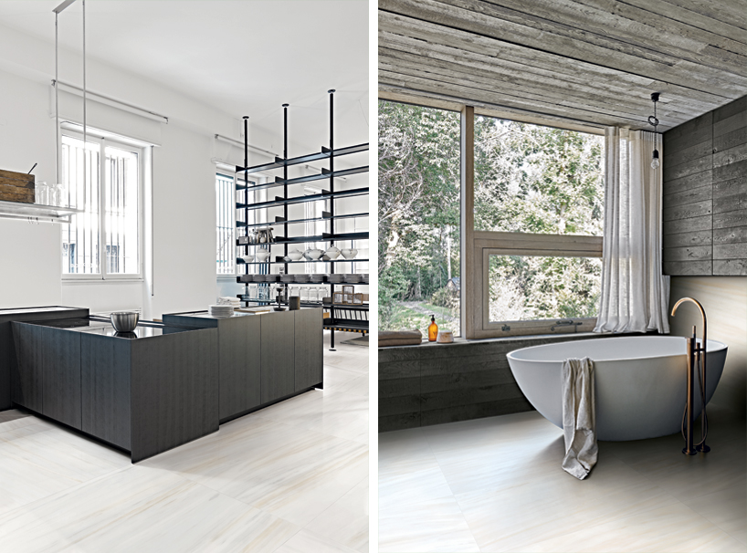 rex's deep veined, nuanced marble collections enrich modern interiors