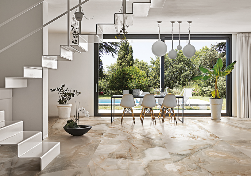 rex's deep veined, nuanced marble collections enrich modern interiors