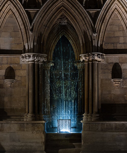 inclume lights up lincoln cathedral with playful 'stellar' installation
