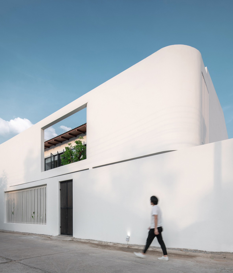 inly studio prioritizes privacy to design 'the hidden' house in chiang mai, thailand