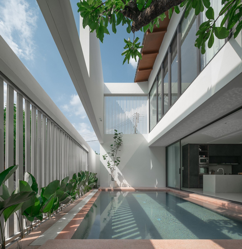 inly studio prioritizes privacy to design 'the hidden' house in chiang mai, thailand