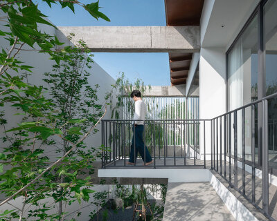 inly studio prioritizes privacy to design 'the hidden' house in chiang mai, thailand