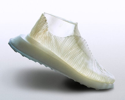 jen keane employs microbial weaving in 'this is grown' shoe