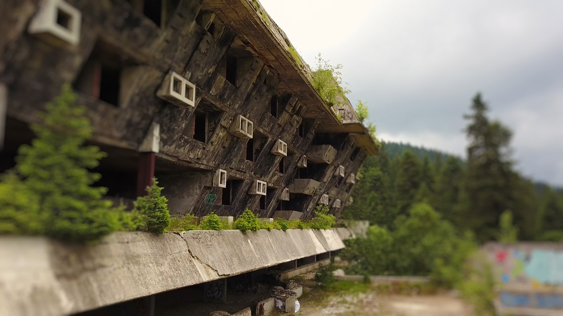 joerg daiber on capturing sarajevo’s abandoned winter olympic ruins in tilt-shift short film