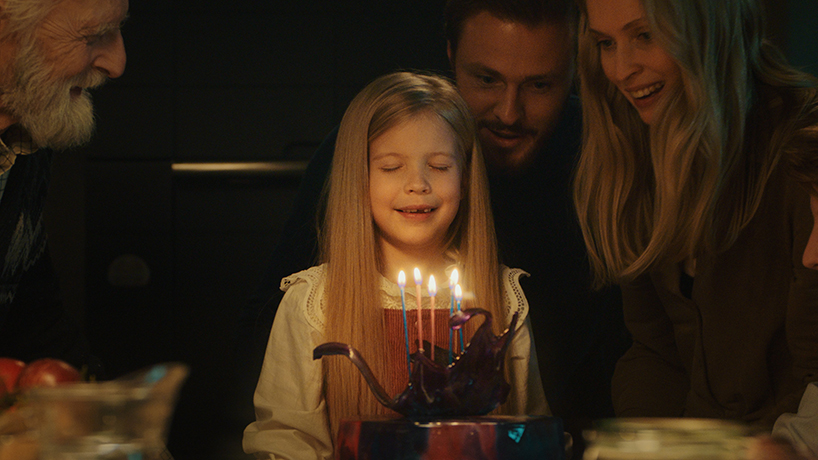 sky-frame depicts winter wonderland in living with sky-frame: moscow film