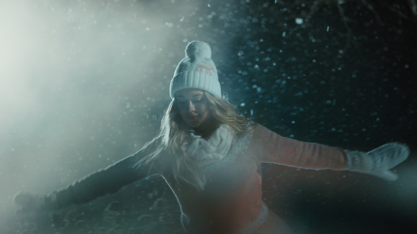 sky-frame depicts winter wonderland in living with sky-frame: moscow film