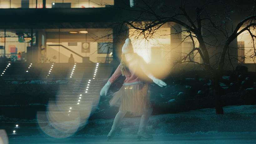 sky-frame depicts winter wonderland in living with sky-frame: moscow film