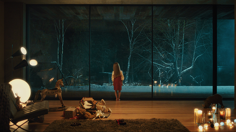 sky-frame depicts winter wonderland in living with sky-frame: moscow film