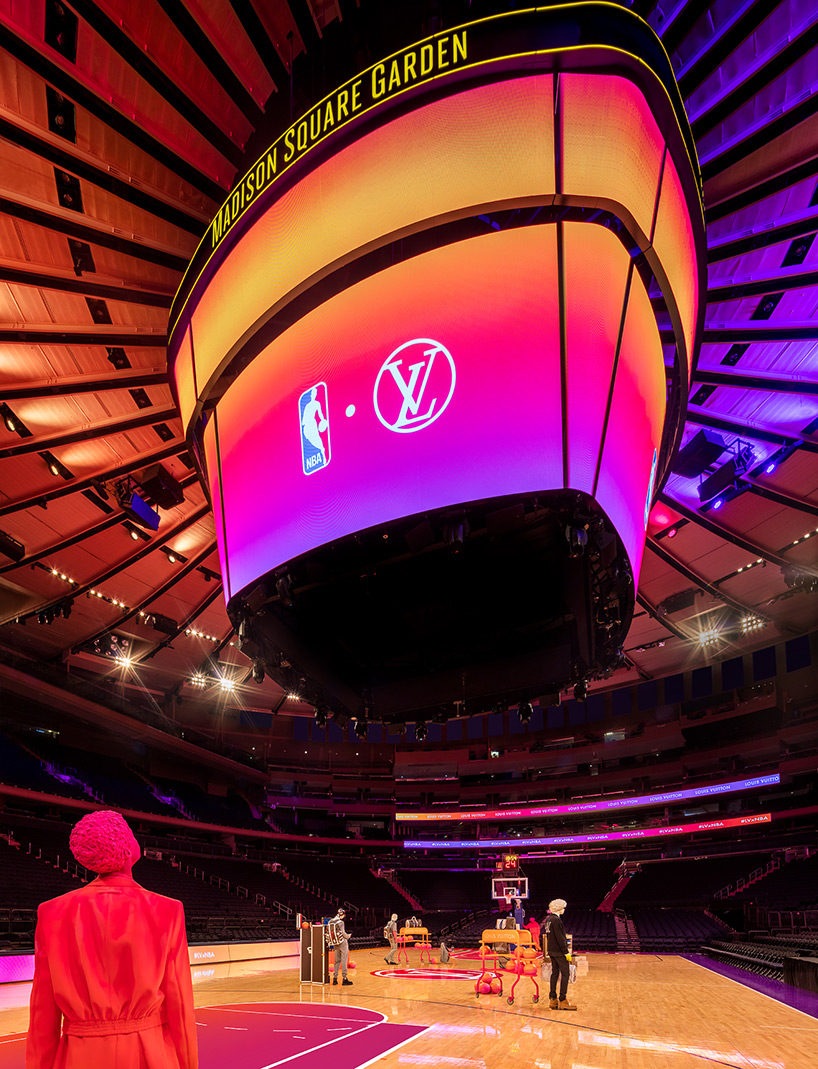 virgil abloh's LVxNBA collection debuts with virtual selling experience at  madison square garden