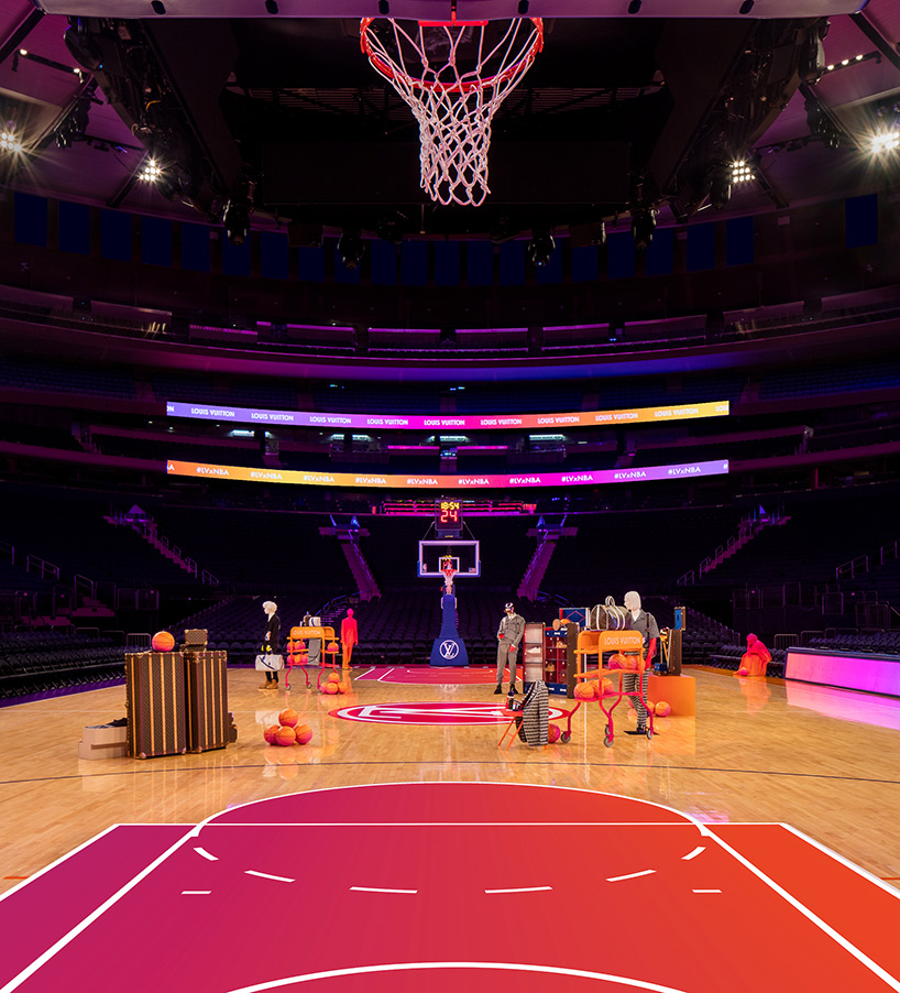 virgil abloh's LVxNBA collection debuts with virtual selling experience at  madison square garden