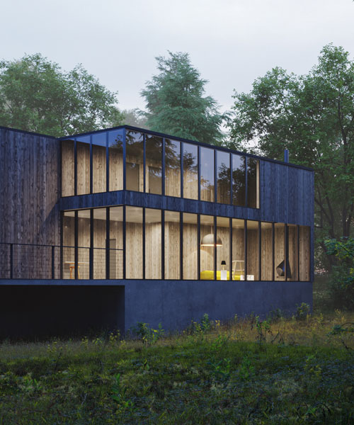 marc thorpe envisions home and art studio transformation with the 'broad top house'