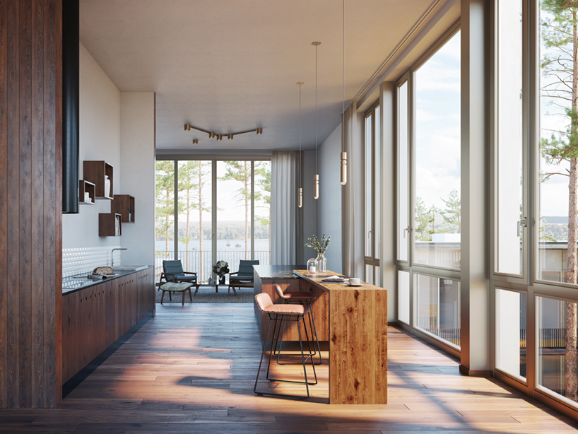 david chipperfield marina apartments