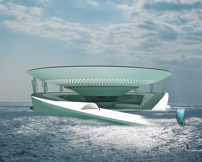 SEA STEM is a mobile habitat that imagines autonomous living at sea