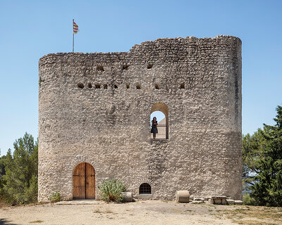 meritxell inaraja restores medieval 'castell de la tossa' to celebrate ancient stonework