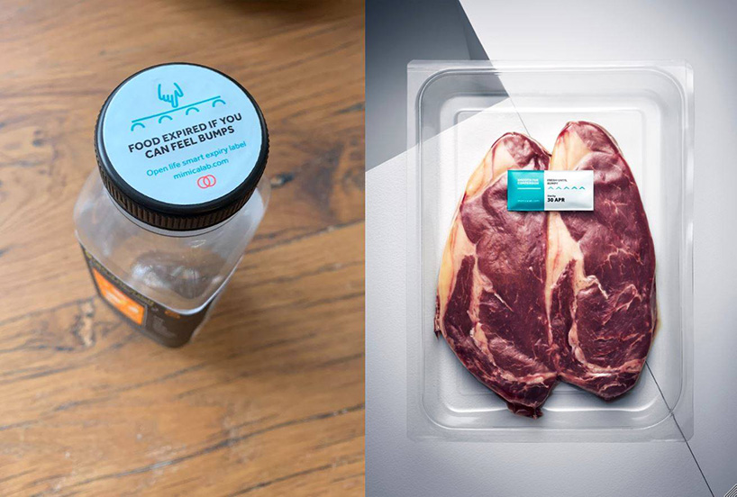 mimica touch is a label that tells you the real date your food will expire