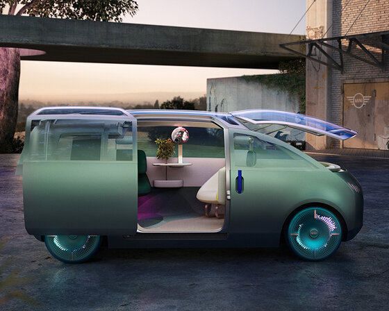 electric MINI Vision Urbanaut adapts to fit your moment of journey