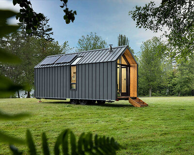 modern shed unveils the DW cabin, a mobile home on wheels