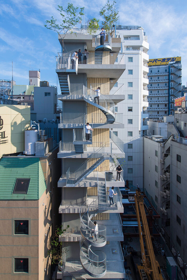 mount fuji architects studio connects 'hotel siro' in tokyo with