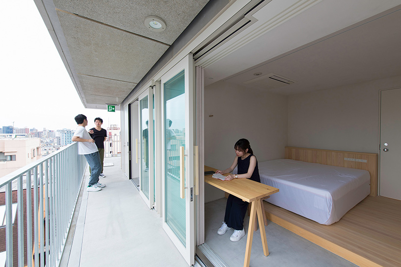 mount fuji architects studio connects 'hotel siro' in tokyo with different staircases