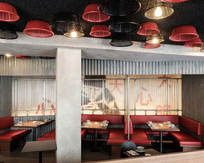 NCBHAM's dumpling restaurant in brussels draws influence from shanghai fish markets
