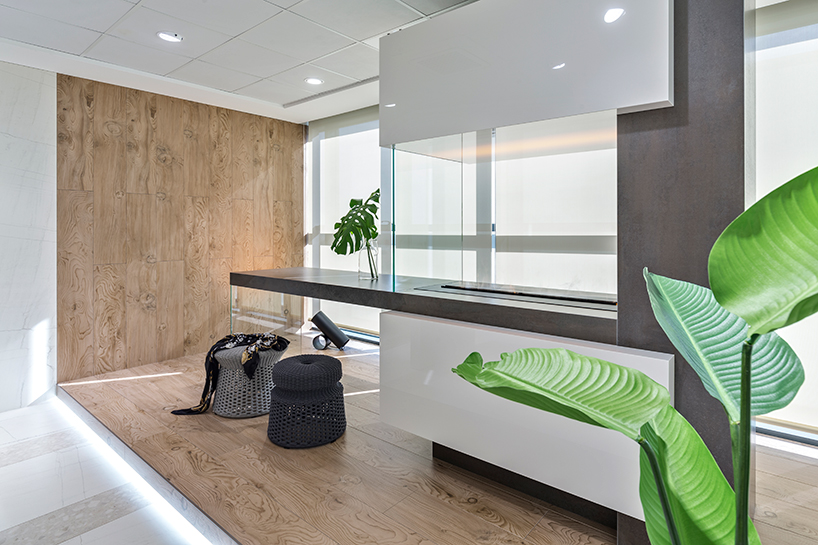 neolith's sintered stone combine art and architecture for new HQ showroom