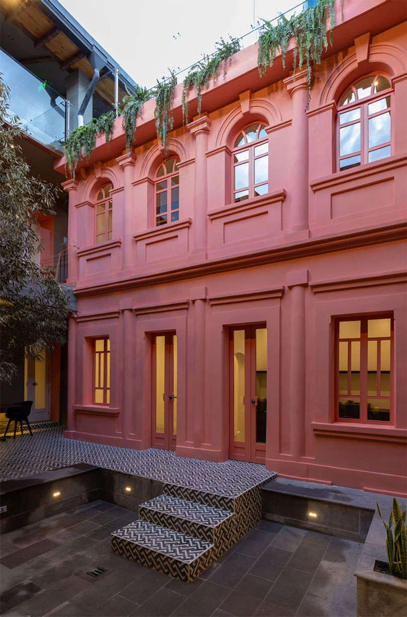 nicolas nicolas designs salmon pink boutique hotel in the heart of