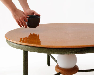 OTTAN studio turns orange peels, cut grass and carrot pulp into design objects