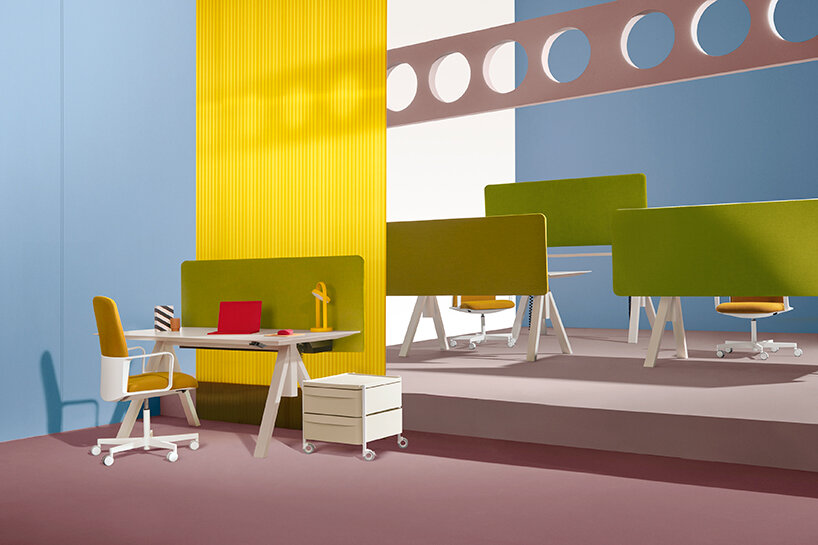 pedrali's new furniture defines flexible working spaces for the future