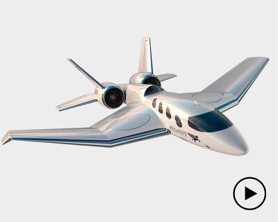 the pegasus vertical business jet blends jet performance with helicopter convenience