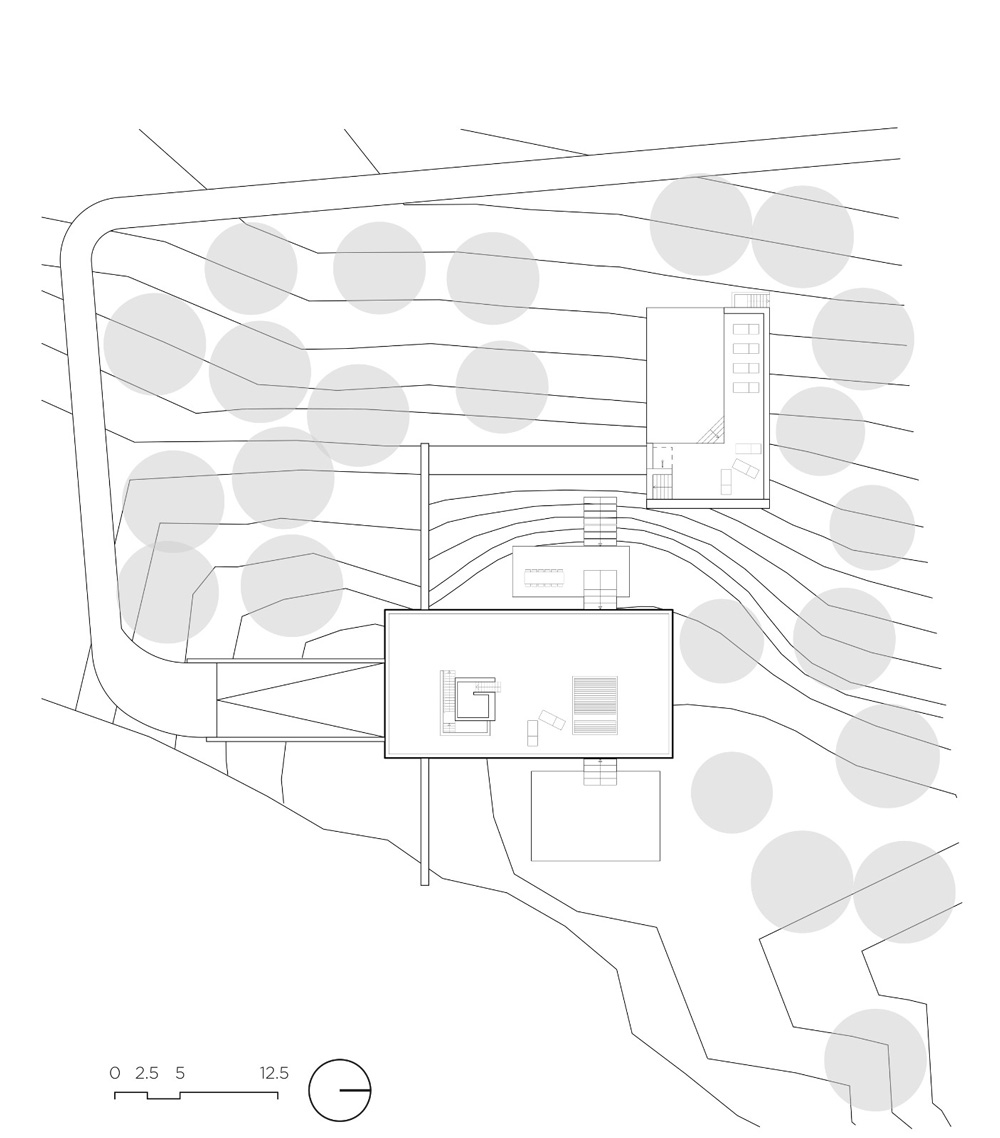 studio nuy van noort inserts holiday villa in the midst of sicily's rolling hills and olive groves