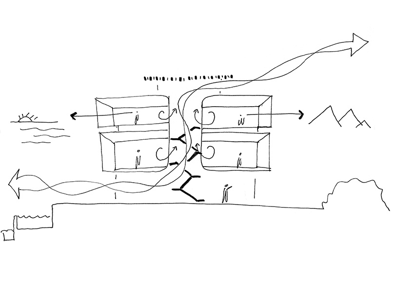 'atrium house' by studio saxe offers jungle and ocean views from a costa rica hilltop